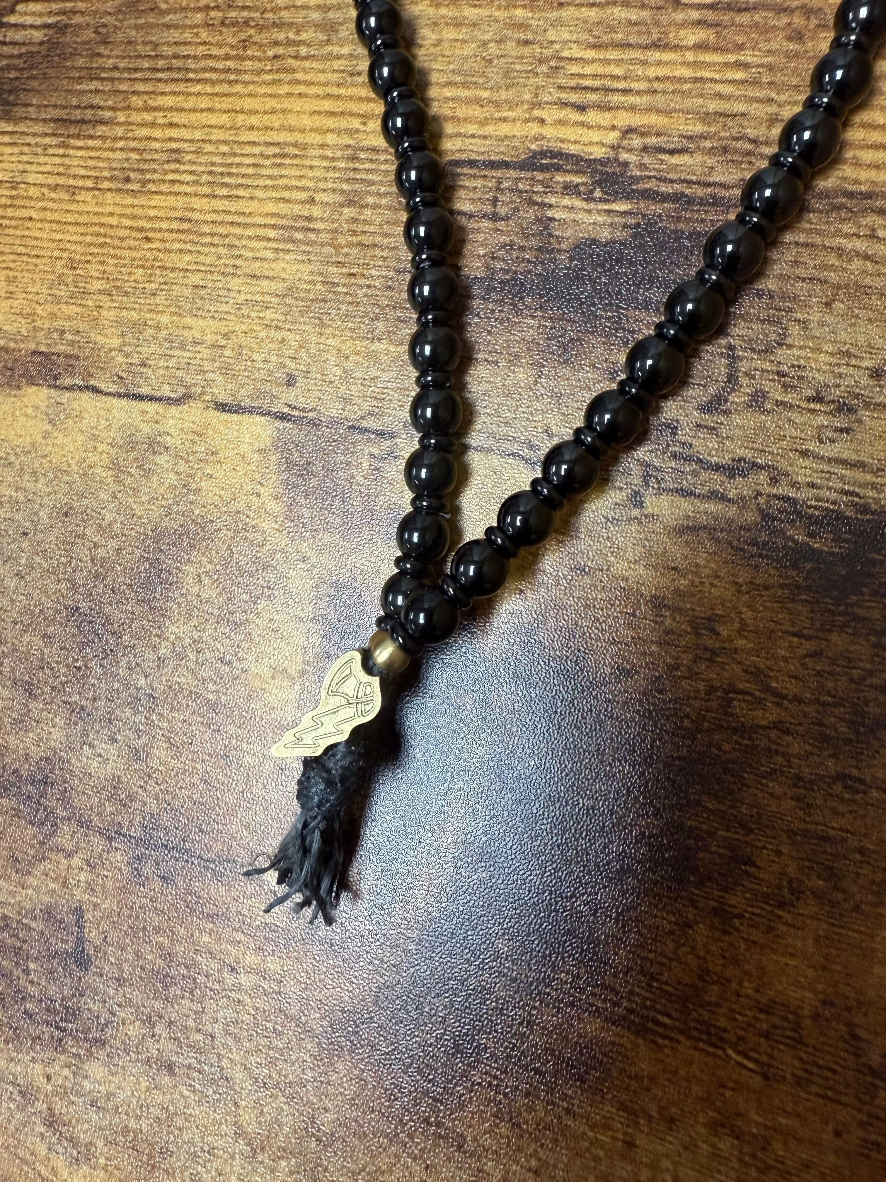 Custom Bolt Tomahawk War Mala - Slim bead - We Defy The Norm