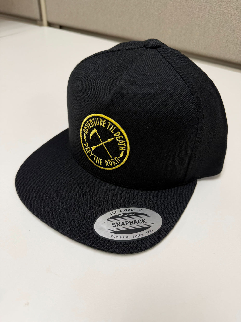 Adventure Til Death Snapback Hat - We Defy The Norm