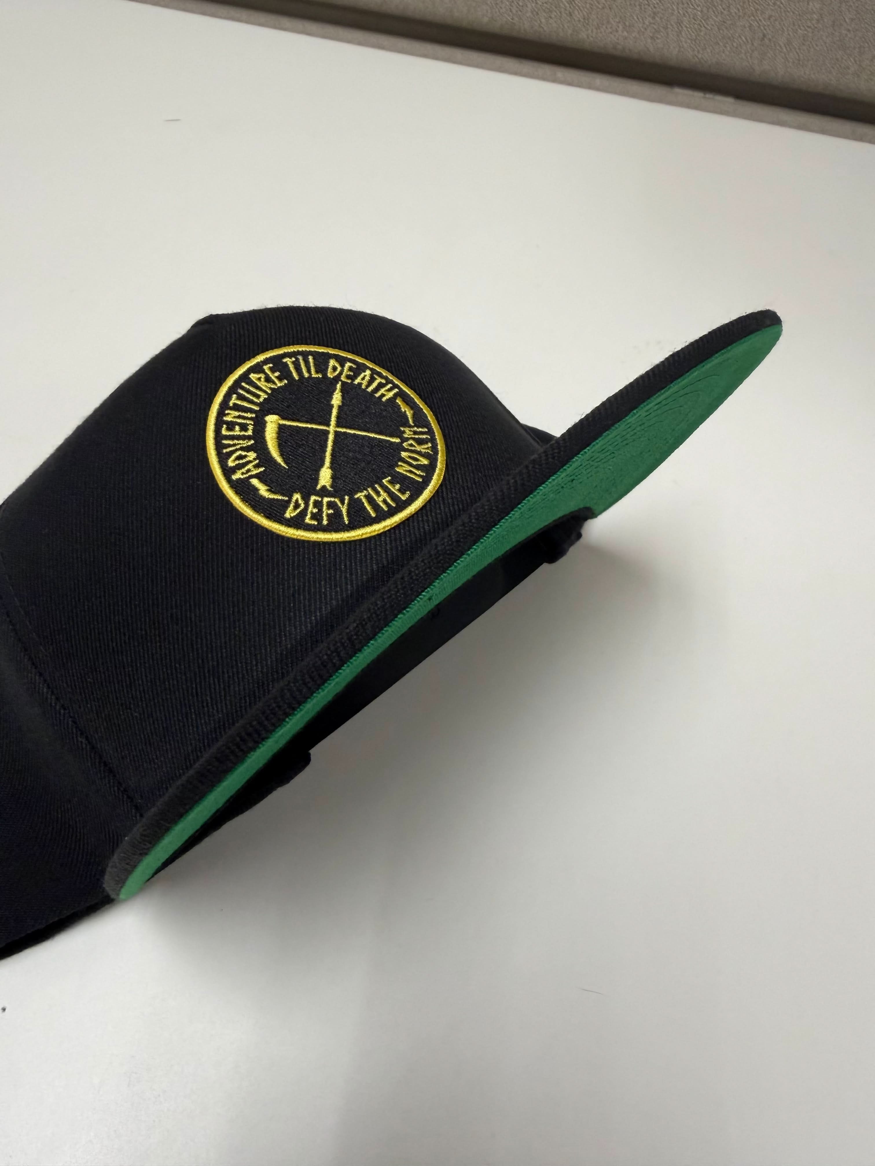 Adventure Til Death Snapback Hat - We Defy The Norm