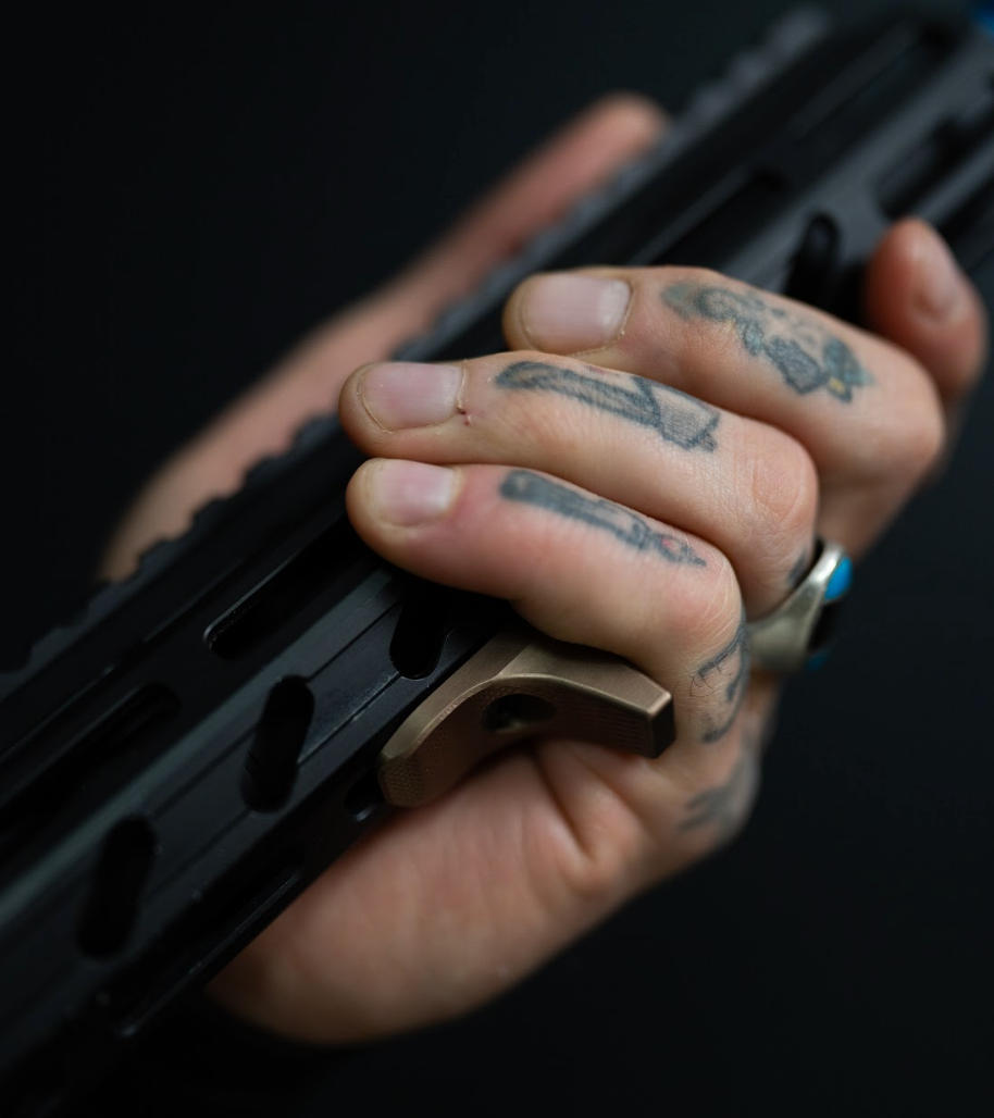 Hand Jammer 70 Series Aluminum AR-15 MLOK Handstop - We Defy The Norm
