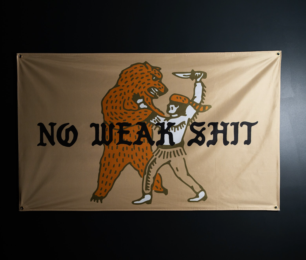 No Weak Shit Flag - We Defy The Norm
