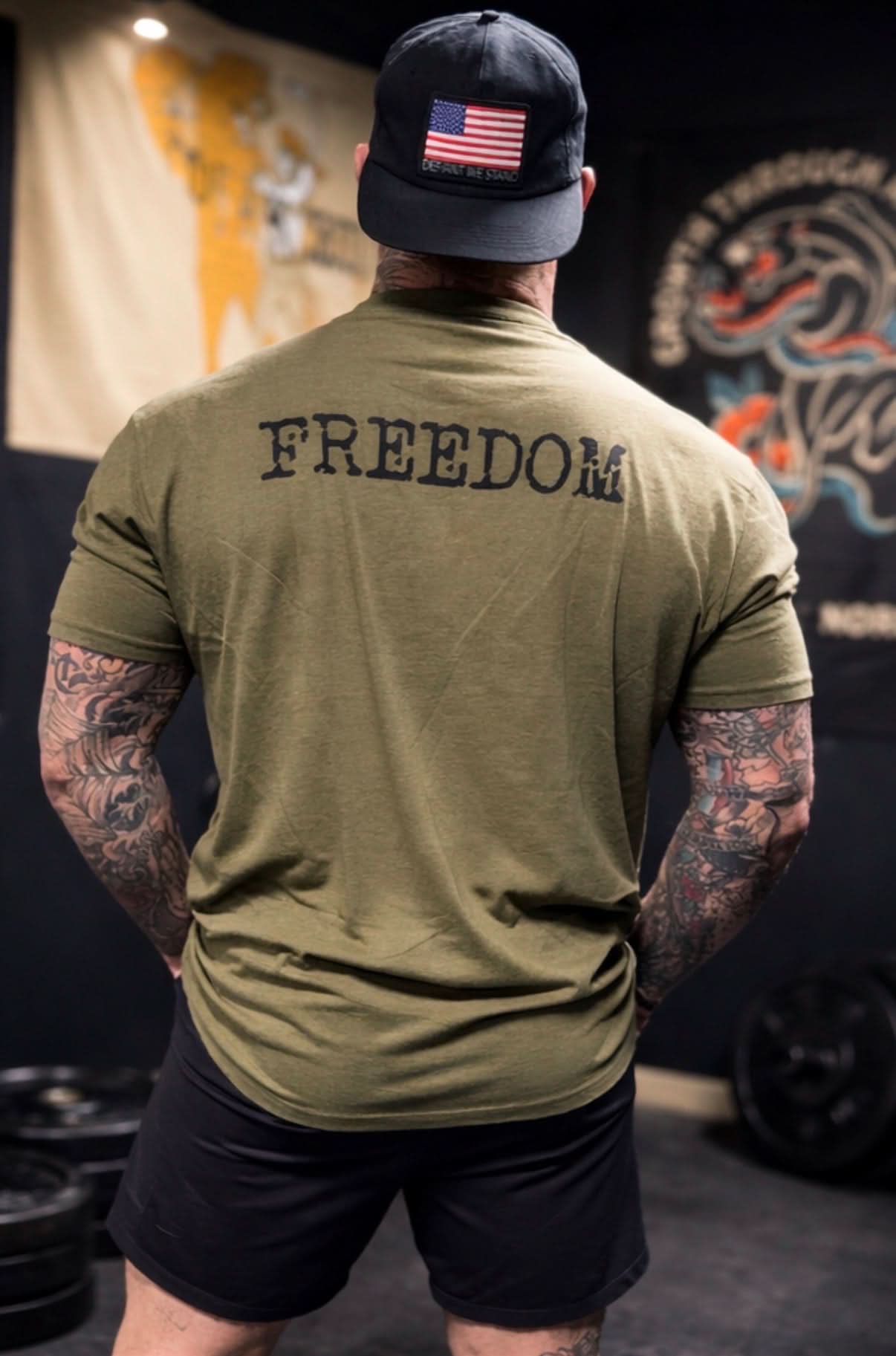FREEDOM Tee | Military Green - We Defy The Norm