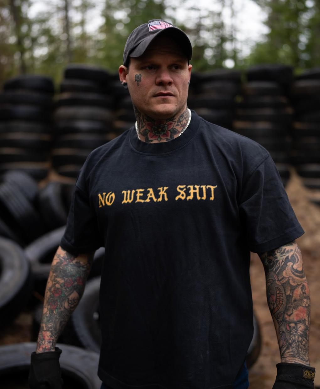 No Weak Shit Boxy T-Shirt - We Defy The Norm