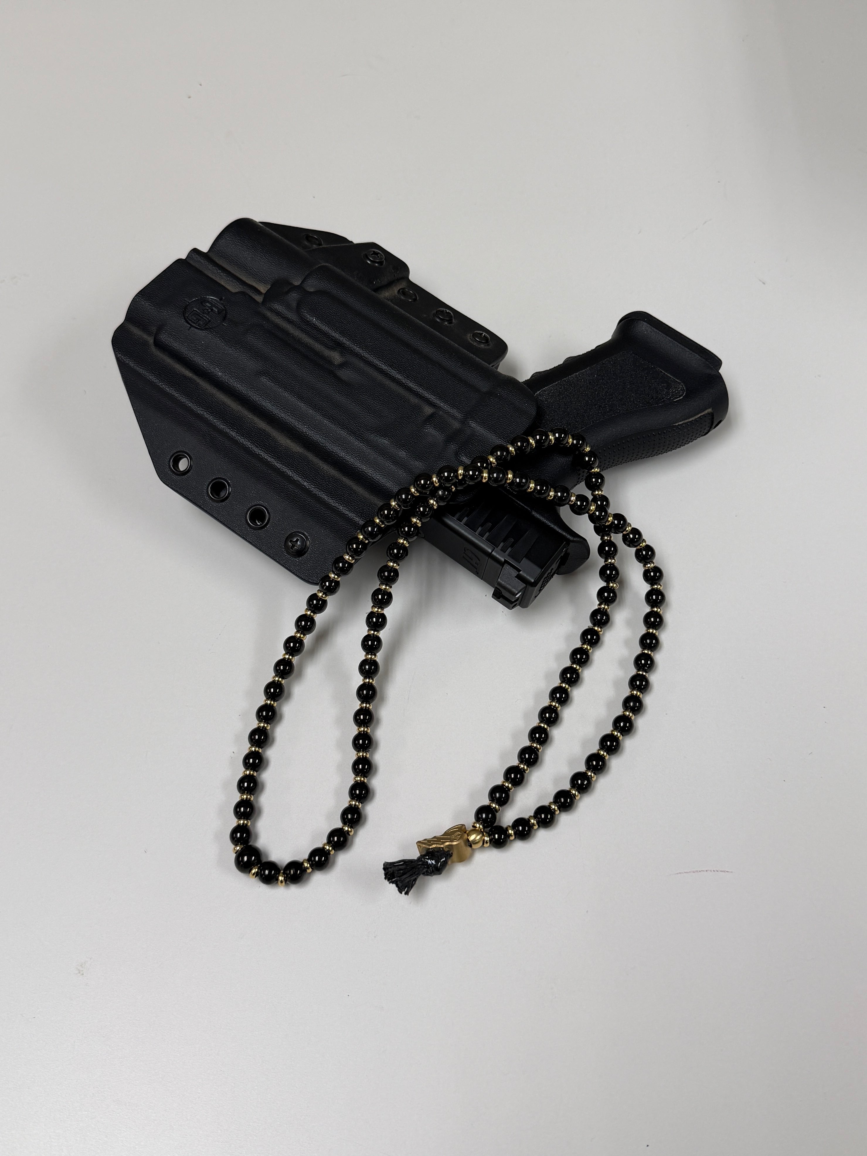 Custom Bolt Tomahawk War Mala - Slim bead - We Defy The Norm