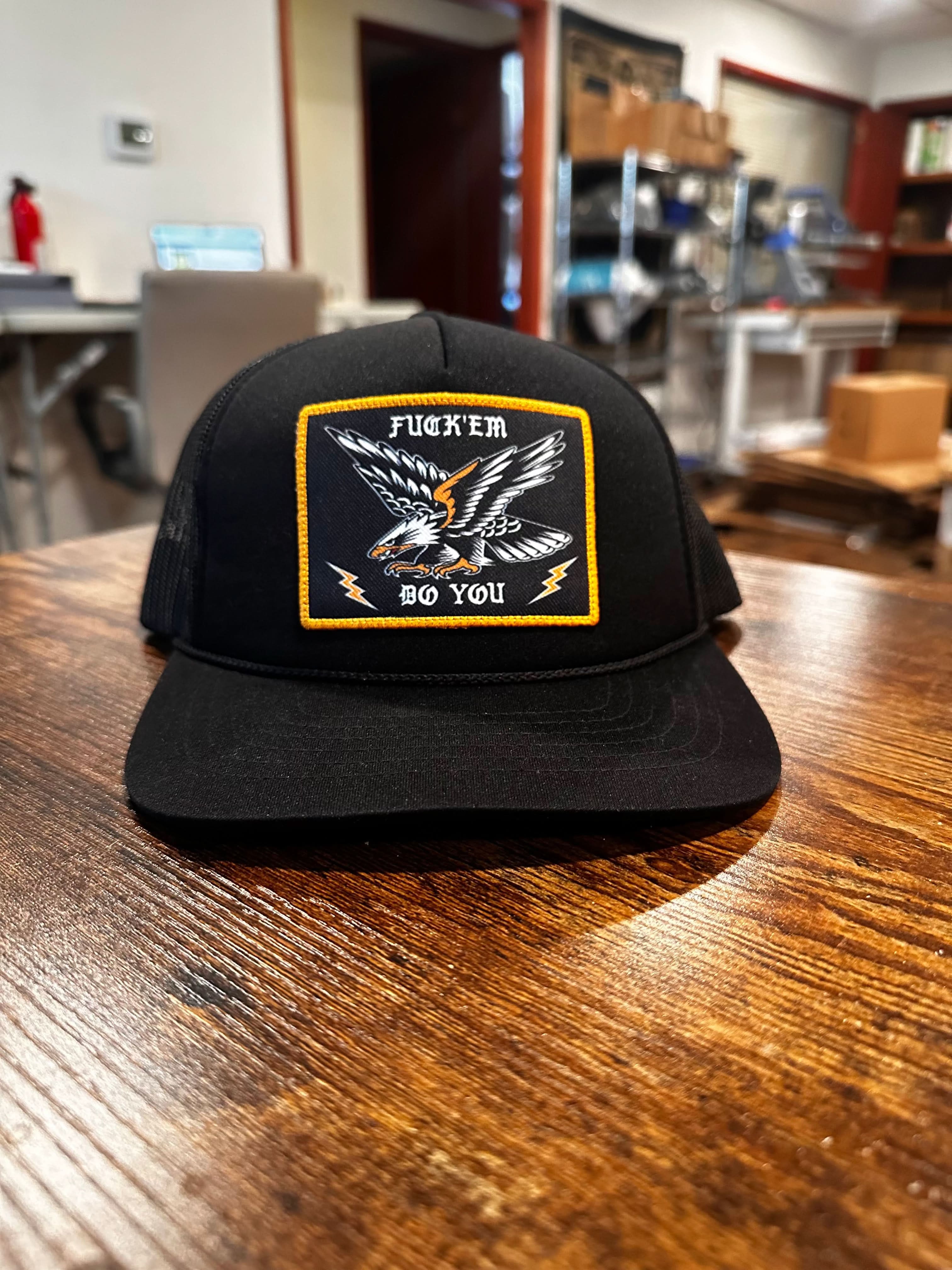 "Do You" Black mesh Snapback Hat - We Defy The Norm