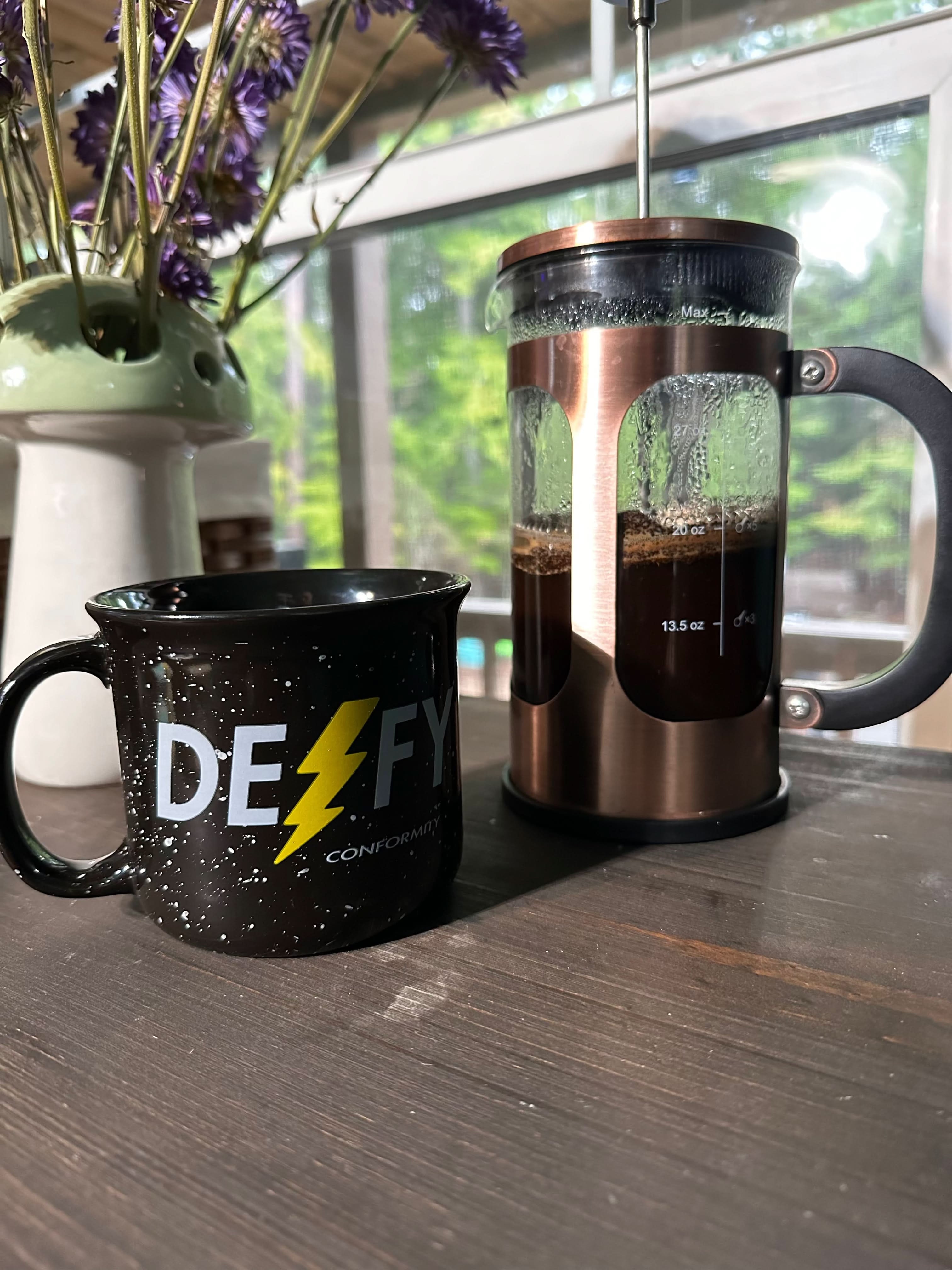 Defy Handle Coffee 15 oz Mug - We Defy The Norm
