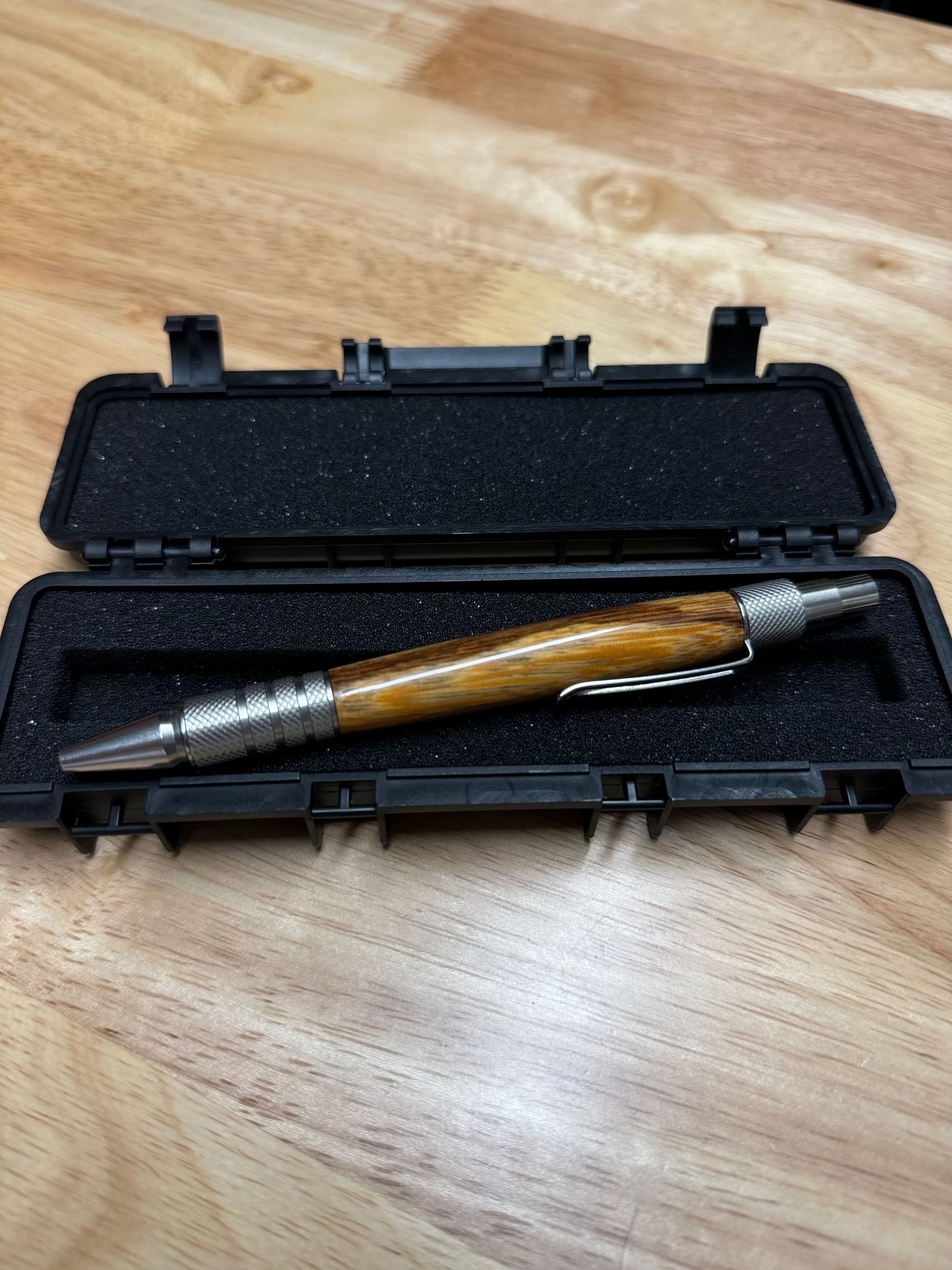 Tigerwood Ebony EDC Self Defense Pen - We Defy The Norm