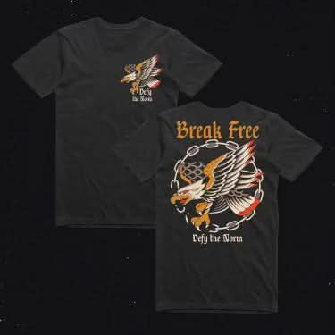 Break Free - Oversize Boxy Tee - We Defy The Norm