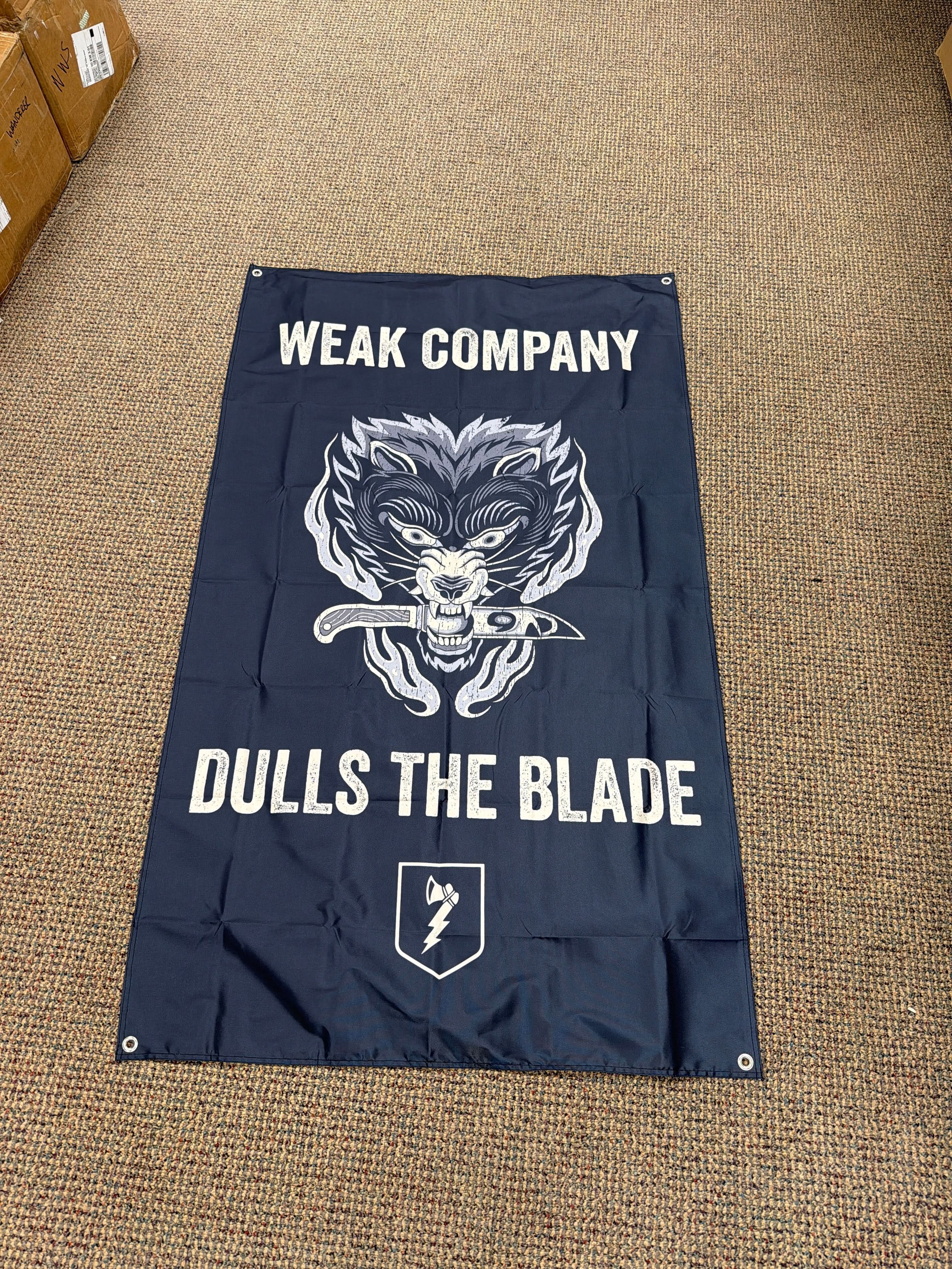 Weak Company Flag - We Defy The Norm