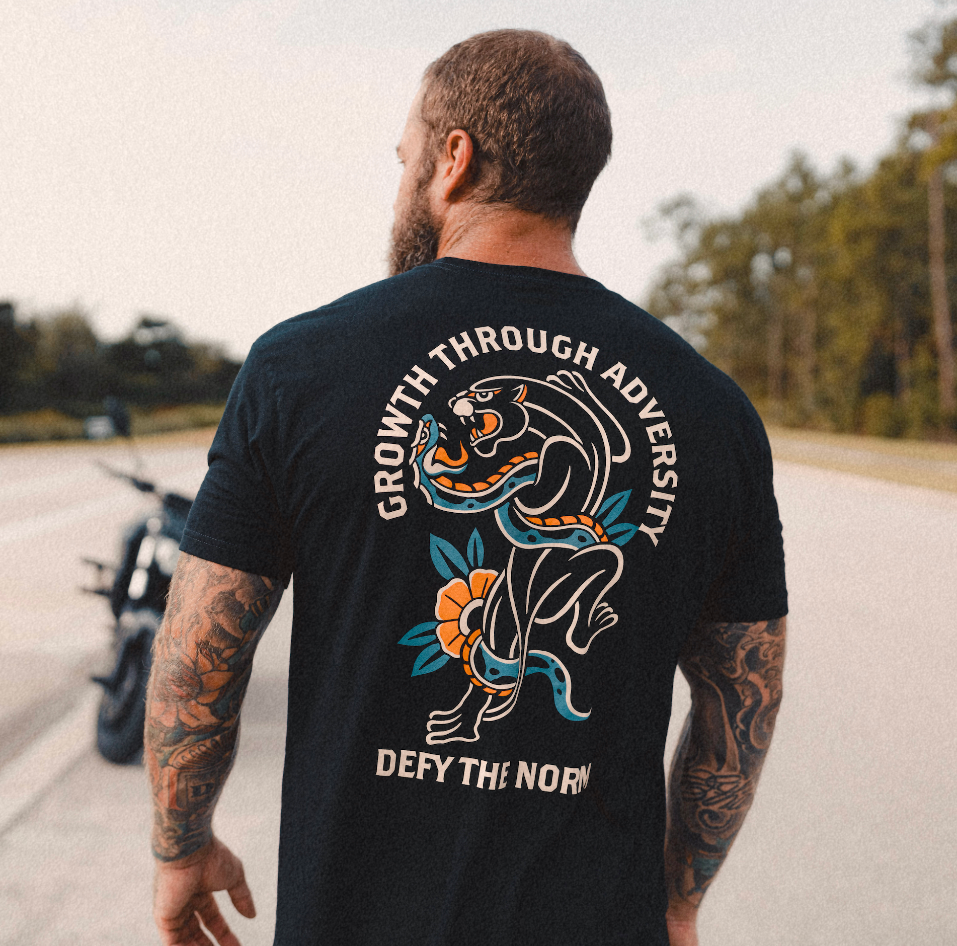 Growth Through Adversity Tee - We Defy The Norm