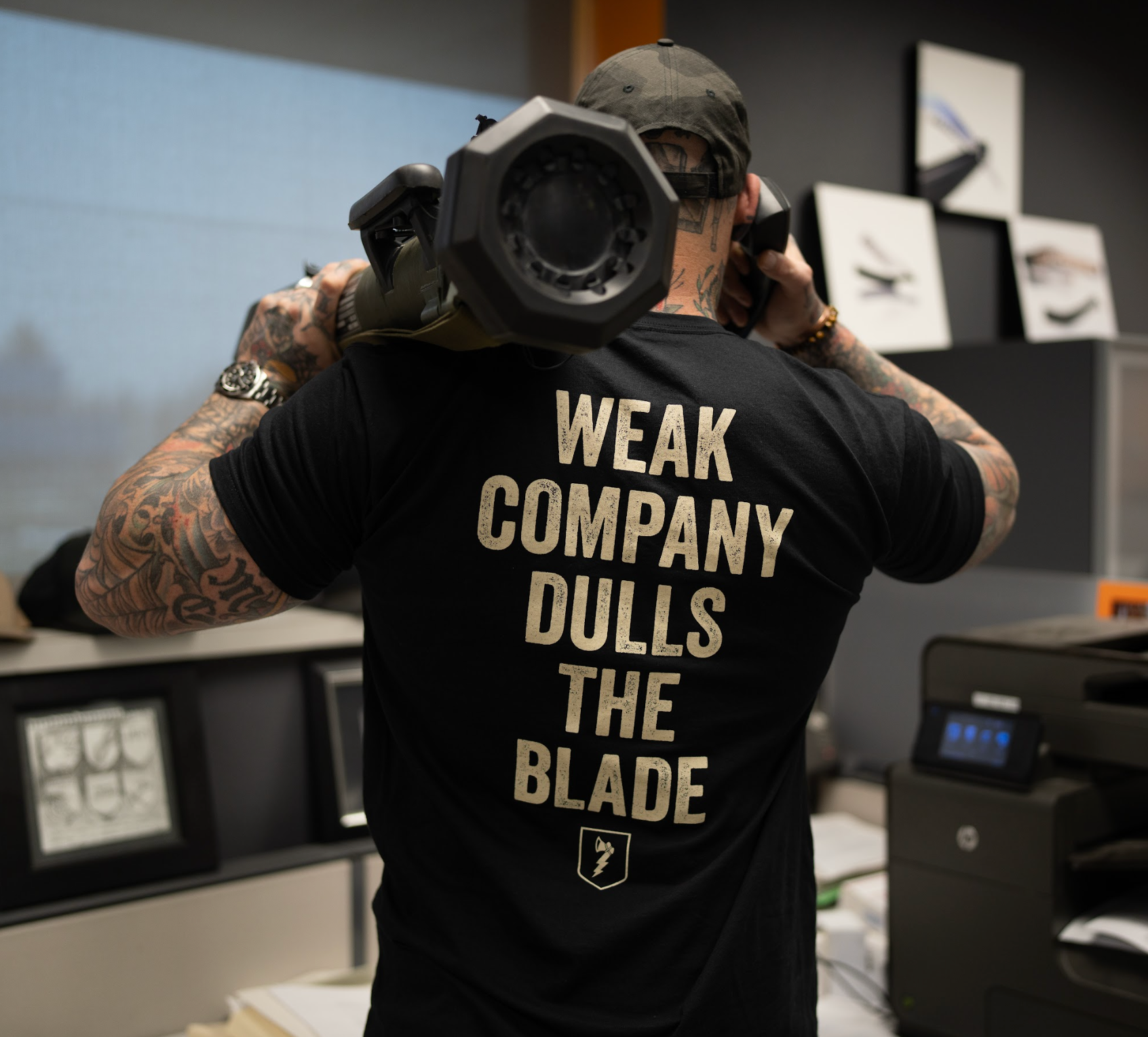 Weak Company Tee - We Defy The Norm