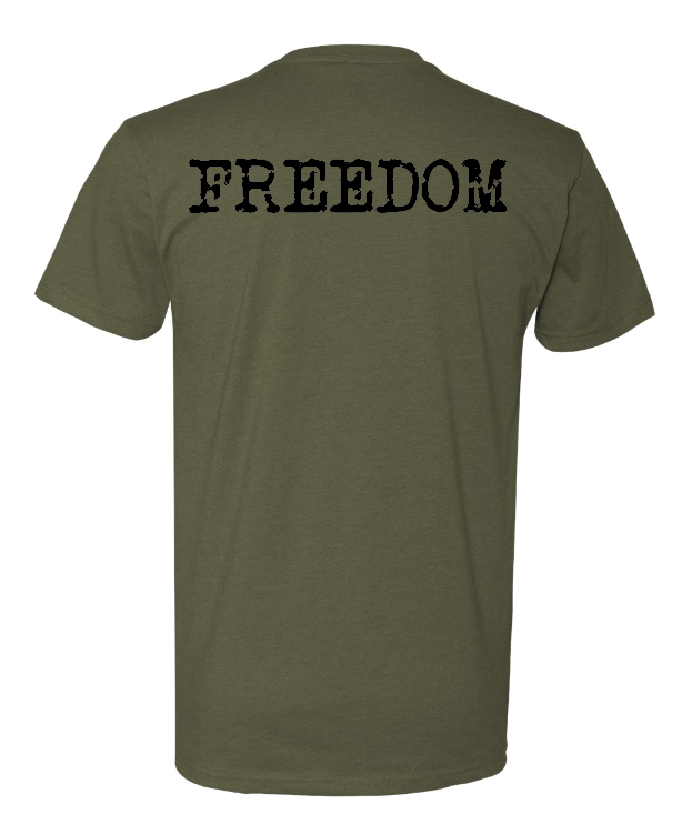 FREEDOM Tee | Military Green - We Defy The Norm
