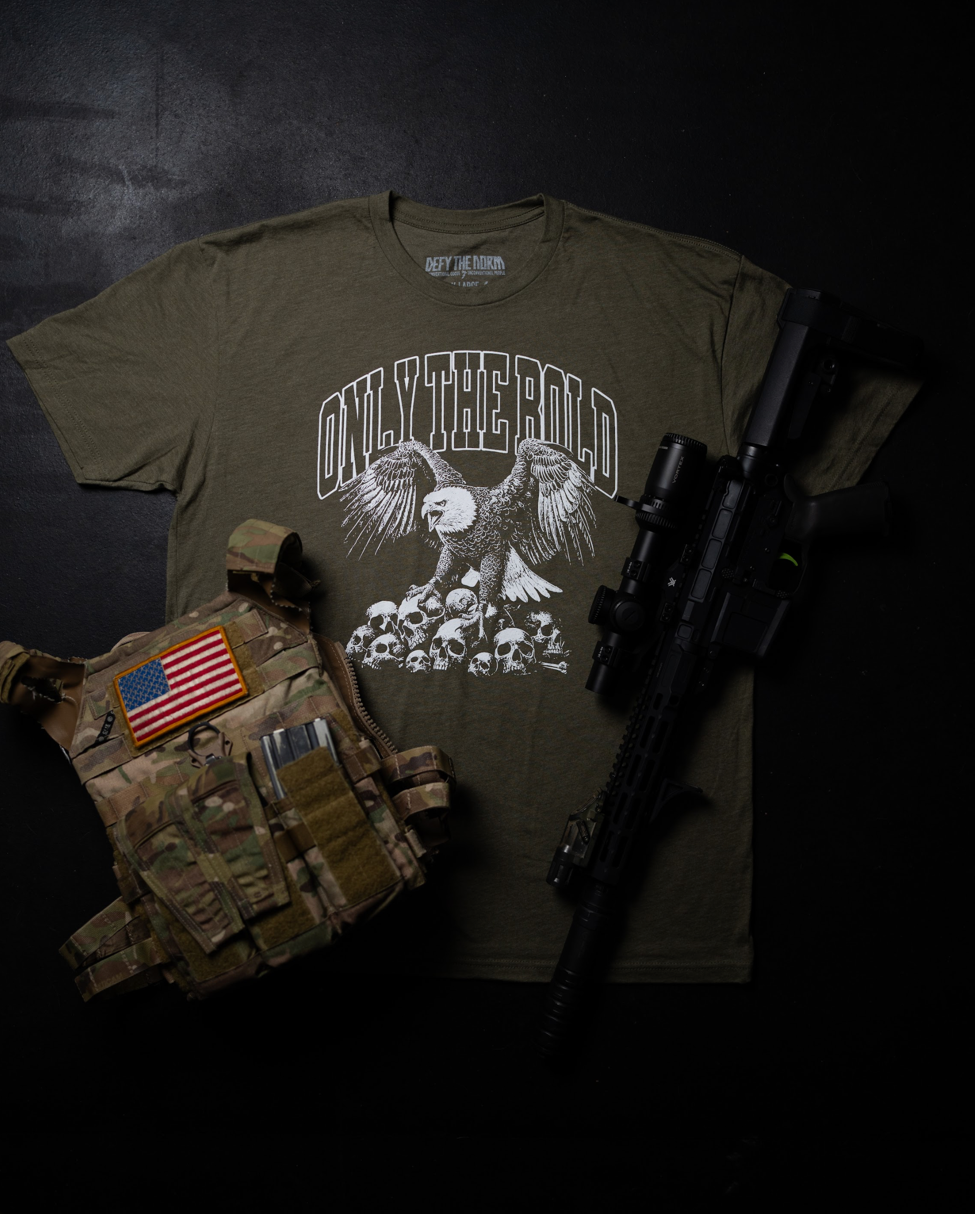 Only The Bold - Military Green - We Defy The Norm