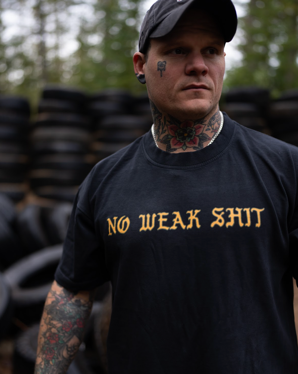 No Weak Shit Boxy T-Shirt - We Defy The Norm