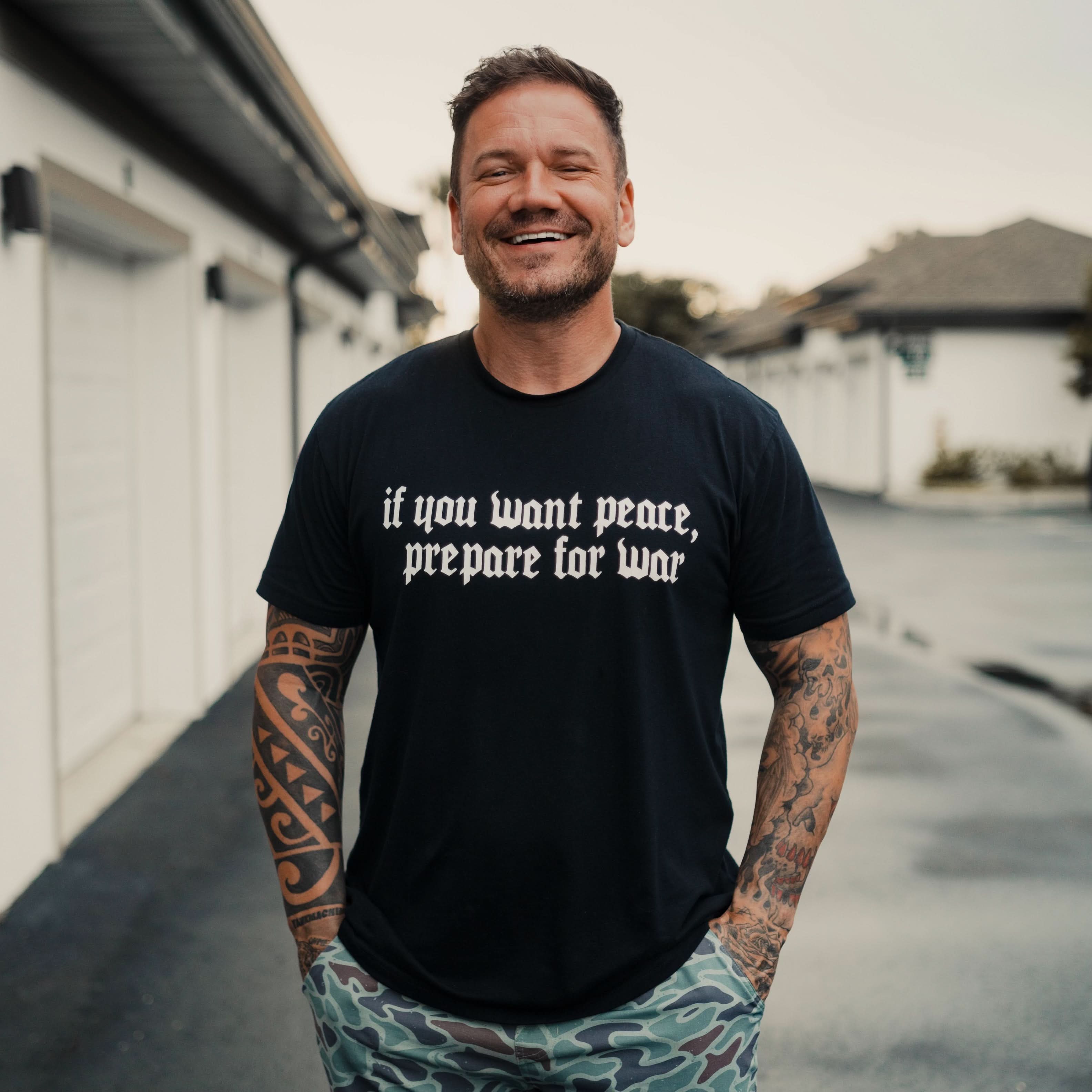 Prepare For War T-Shirt - We Defy The Norm