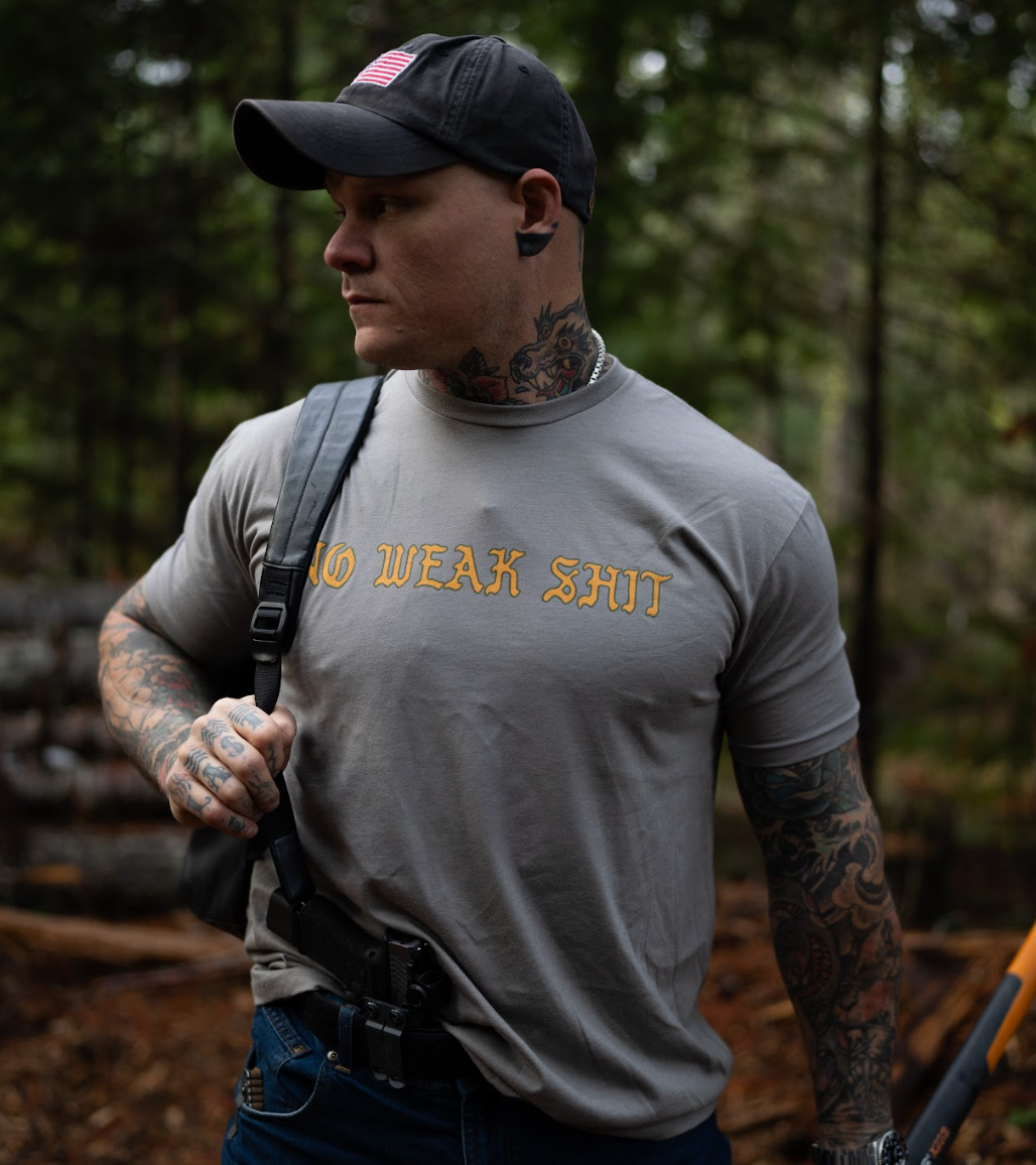 No Weak Shit T-Shirt - We Defy The Norm